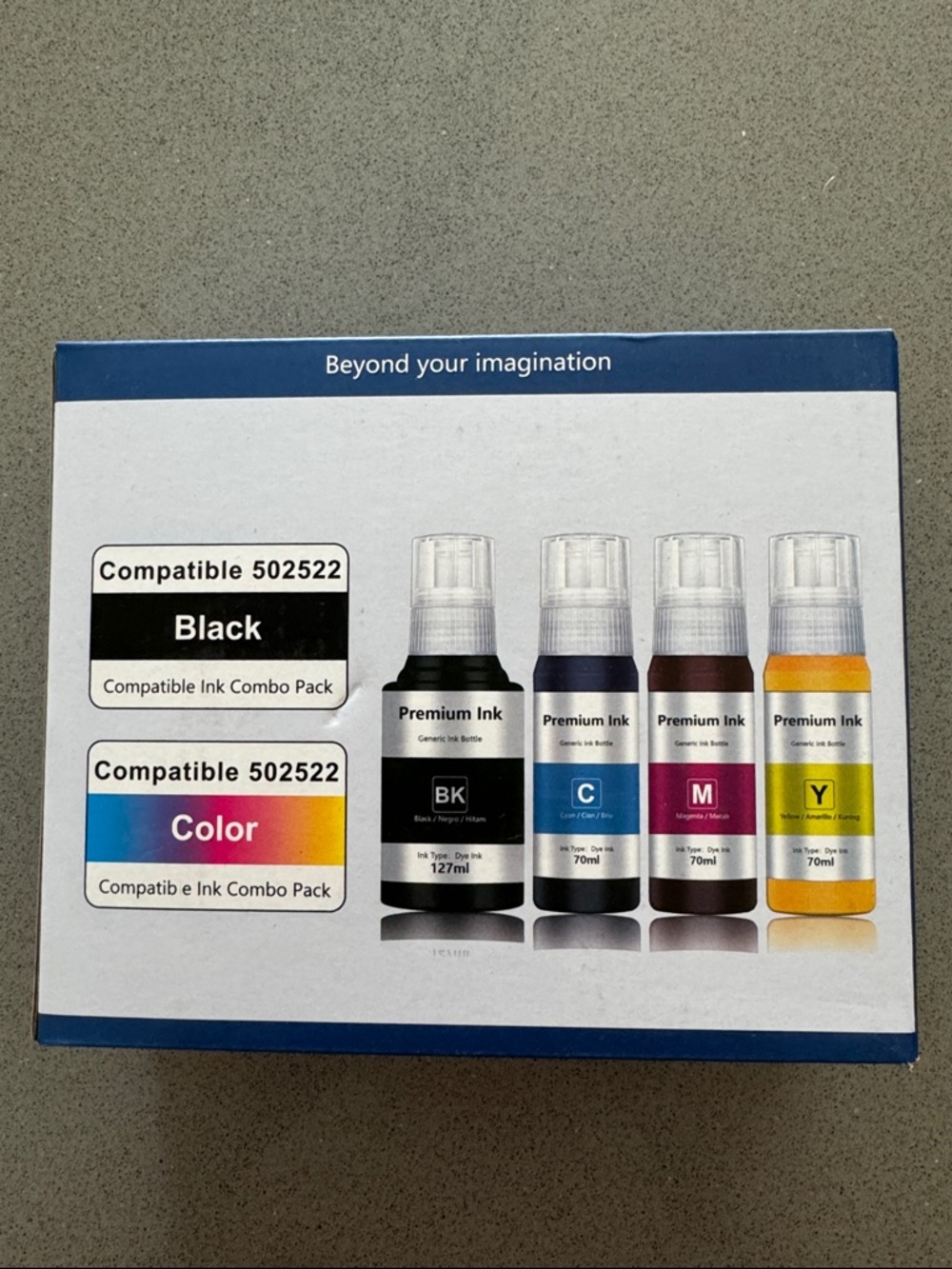 Premium Ink Combo Pack - Black, Cyan, Magenta, Yellow